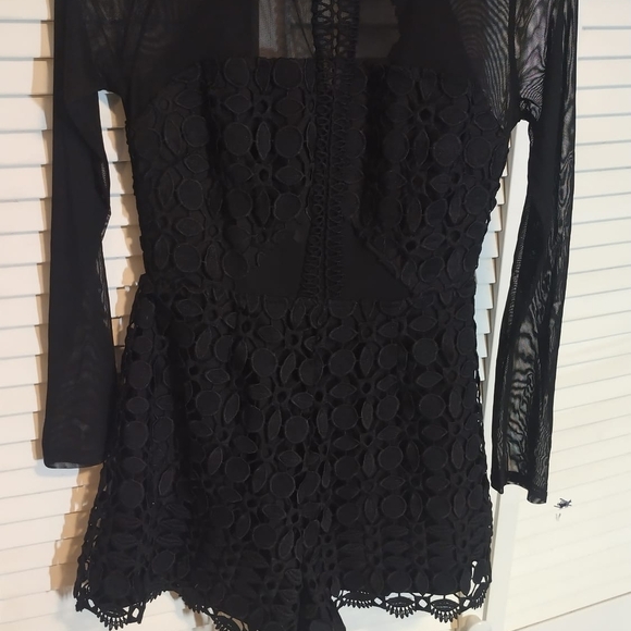 Astr Dresses & Skirts - Elegant‎ Black Lace Romper